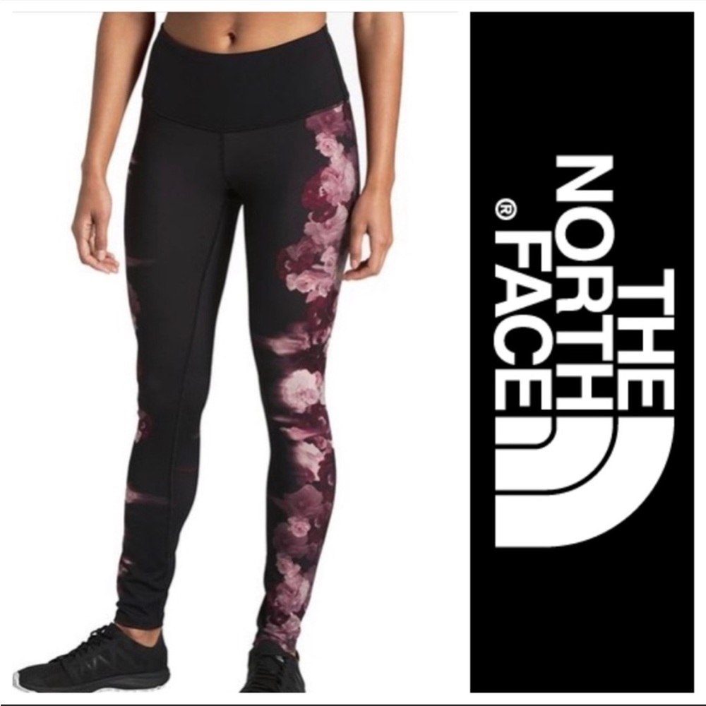 The North Face Black Floral High Waisted Leggings